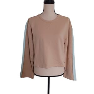 LA LIGNE Oversized Scoop Neck Long Sleeve Crop Sweater